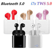 TWS i7 Bluetooth earphones music Headphones business headset sports earbuds suitable wireless Earpieces For xiaomi huawei iphone 2024 - buy cheap