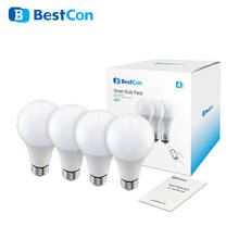 BroadLink LB1 4pcs BestCon Wi-Fi LED Dimmer Bulb Works with Siri Alexa Voice Control for Smart Home automation 2024 - buy cheap