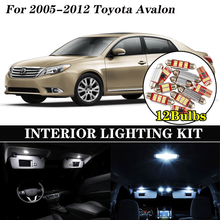 Lámpara LED Canbus blanca para coche, paquete Interior de bombillas para Toyota Avalon, mapa, luz de techo para maletero, 2005-2012, 12 Uds. 2024 - compra barato