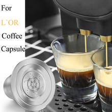 Novo grande copo duplo reutilizável cápsula de café para lor máquina de café aço inoxidável filtros para lor ou barista fabricante 2024 - compre barato