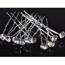 20pcs Wedding Bridal Hair Pin Fashion Clear Crystal Hairpin Clips For Women Jewelry Accessories Wholesale Lots Gift 2024 - buy cheap