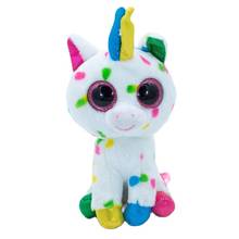 New 6" 15cm Ty Big Eyes Stuffed Peas Plush Animal Speckled Unicorn Collection Doll Children's Birthday Gift For Kids 2024 - buy cheap