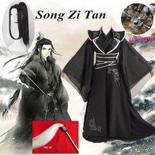 Disfraz de personaje de Anime, traje de Cosplay de He Xuan Chang Geng + peluca Sha Po Lang Tian Guan Ci Fu 2024 - compra barato