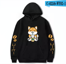 New Personality Shiba Inu Hoodie Ullzang Harajuku Cotton Clothes Men Women Kids Cute Kpop Sweatshirt Street Boys/girls Pullovers 2024 - buy cheap