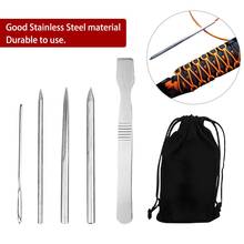 Paracord Stitching Set Stainless Steel Umbrella Rope Needle Bracelet Flattener Knitting Needles DIY Jewelry Accessories 2024 - buy cheap