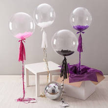 Wrinkle-free BoBo Helium PVC Transparent Balloons Happy Birthday Party Wedding Decoration Valentine's Day Christmas Decorations 2024 - buy cheap