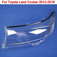 Tampa do farol dianteiro para toyota land cruiser 2012-2018 lc200, proteção para lâmpada, tampa de vidro 2024 - compre barato