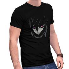 Camiseta de Anime japonés para hombres, camisa de manga corta de Lelouch Vi y Britannia, de algodón, ropa holgada 2024 - compra barato