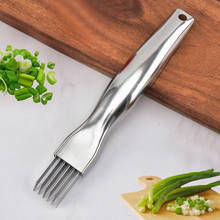 Stainless steel scallion cutter cutter creative kitchen tool vegetable scallion slicer stainless steel scallion cutter 2024 - buy cheap