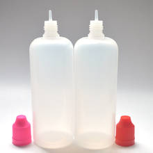 50pcs Empty PE Soft Vial 120ml Plastic Dropper Bottles With Childproof Cap For Liquid Container 2024 - buy cheap