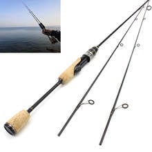 1.8M 2 tips lure rod ul Slow 2-6g Lure Carbon Fiber wooden handle Spinning fishing rod Small fish Trout pole fly fishing rod 2024 - compre barato