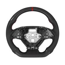 Napa-Volante de fibra de carbono personalizado, cuero perforado para Chevrolet Camaro 2016, 2017, 2018, 2019, 2020, 2021 2024 - compra barato