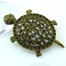 2pcs Antique Bronze Large Sea Turtle Charms Pendants Accessories For DIY Necklace Bracelet Alloy Jewelry Making 2024 - buy cheap
