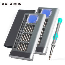KALAIDUN-Juego de destornilladores de precisión 40 en 1, brocas magnéticas para ordenador, teléfono móvil, reparación, desmontaje, herramientas manuales 2024 - compra barato