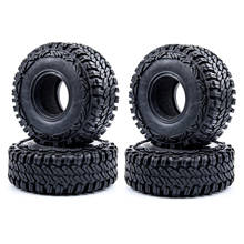 4PCS 1.9" Terrain Rubber Wheel Tires 113mm for 1/10 1:10 Scale RC Car Crawler Axial SCX10 90046 Tamiya CC01 D90 2024 - buy cheap