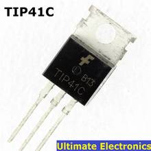 50 шт., транзистор TIP41C TIP41 NPN TO-220, Новинка 2024 - купить недорого