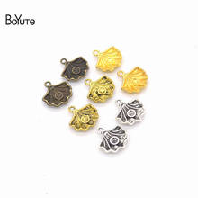 BoYuTe Wholesale (140 Pieces/Lot) Metal Alloy 15*15MM with 1.5MM Hole Shell Charms for Jewelry Making Diy Hand Made Accessories 2024 - buy cheap