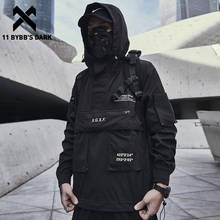11 BYBB'S DARK Dark Cargo Jackets Coats Streetwear Tactical Function Pullover Harajuku Multi-pocket Hoody Windbreaker Coats 2024 - купить недорого