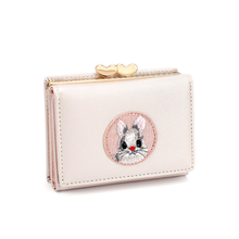 Fashion Short Wallet Women PU Leather Female Solid Money Wallet Casual Coin Purse Card Holder Rabbit Girls Clutch Bag Carteira 2024 - buy cheap