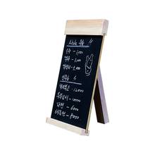 Desktop Message Blackboard Wood Easel Chalkboard Wooden Memo Black Board Collapsible Writing Boards Countertop Menu Billboard 2024 - buy cheap