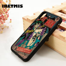 Iretmis 5 5S SE 6 6S Мягкий ТПУ силиконовый чехол для телефона iPhone 7 8 plus X Xs 11 Pro Max XR Джокер Бэтмен Ретро комиксы 2024 - купить недорого