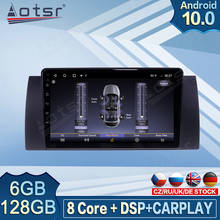 Reproductor Multimedia de DVD para coche, Radio con navegación GPS, Android, grabadora, unidad de pantalla, 6G, 128GB, Carplay, para BMW X5, E39/E53, 1999 - 2005 2024 - compra barato