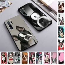 Hipster-capa de celular boston terrier, para celulares huawei p30lite p30pro p20lite p40lite p10plus psmart mate20lite p40pro 2024 - compre barato