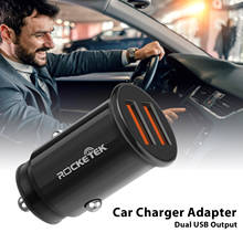 3.1A Mini Car Charger Adapter Mobile Phone Fast Charging Adapter Universal Car Charger Head Quick Charge Dual USB Car Charger 2024 - buy cheap
