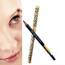 Eyebrow Tint Leopard Print Natural Waterproof Longlasting Eyebrow Eye Brow Pomade Care Pencil with  Makeup Brush Beauty Tools 2024 - buy cheap
