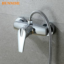 Grifo de ducha Simple montado en la pared, mezclador de agua de doble orificio, para Baño 2024 - compra barato