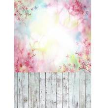 Colorful Flowers Oil Painting Bokeh Photo Backdrop Vinyl Cloth Background for Children Baby Lovers Photography Props Photoshoot 2024 - buy cheap