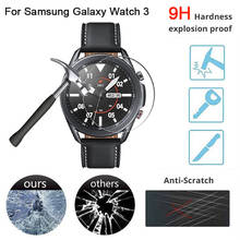 Película 9H para Samsung Galaxy Watch3 45mm vidrio templado Premium para Galaxy Watch 3 45mm Protector de pantalla antiarañazos cubierta 2024 - compra barato