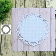 Metal Cutting Dies Lace circle Scrapbooking Stencil Craft Cut Die For DIY Card Crafts Handmade 2024 - buy cheap