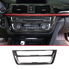 Carbon Fiber Style ABS Plastic Center Decoration Frame Trim For BMW 3 4 Series GT F30 F32 F34 2013-2018 2024 - buy cheap