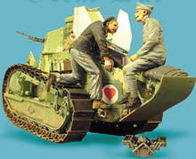 1/35 Tank crew (no tank) Unpainted Resin Figure Building Kit 2024 - buy cheap