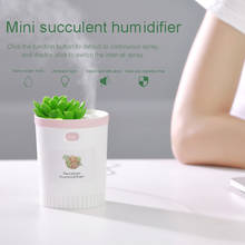 Succulents Air Purifier Moisture Night Light Convenient Aroma Diffuser Yoga 350ML Creative Hydrating Ultrasonic Humidifier 2024 - buy cheap