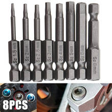 8pcs S2 Steel Connect Impact Quick Change Driver Hex Shank Key Drill Bit Set Electric Power Screwdriver Bits Hand Repair Tool 2024 - buy cheap