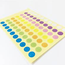 Anel colorido de sete cores, adesivo diy para decoração de etiquetas e adesivos 2024 - compre barato