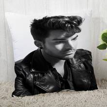 Fronhas personalizadas Adam Lambert Tampa de Travesseiro Com Zíper Praça Fronha Natal 40*40cm,45*45cm (Um Lado) 2024 - compre barato