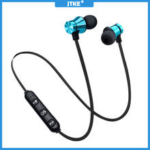 Magnetic Wireless Bluetooth Earphone XT11 Music Headset Phone Neckband Sport Earbuds Earphone with Mic For iPhone Samsung Xiaomi 2024 - buy cheap