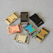 100 pcs/pack Quick Side Release Metal Buckles for Webbing Tactical Belt DIY Outdoor Luggage Accessories 7 kinds of color 2024 - buy cheap