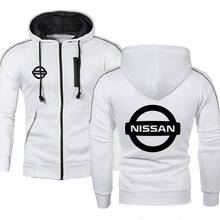 Men's Hoodies Nissan Car Logo Print Casual Hip Hop Harajuku Long Sleeve Hooded Sweatshirts Mens zipper Jacket Man Hoody Clothing 2024 - buy cheap