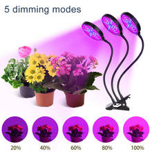 Luz LED de espectro completo alimentada por USB para cultivo, lámpara Phyto impermeable con Clip, iluminación de crecimiento de plantas de escritorio para flores de interior 2024 - compra barato