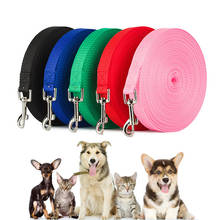 Correa de nailon para perros, 1,5 M, 1,8 M, 3M, 4,5 M, 6M, correa de entrenamiento para caminar, gatos, perros, arnés, Collar, correa, 5 colores 2024 - compra barato