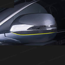 Lsrtw2017 capa de retrovisor para carro, de fibra de carbono abs, decoração para honda crv 2017 2018 2019 2020 2021 cr-v 5, acessórios de estilo 2024 - compre barato