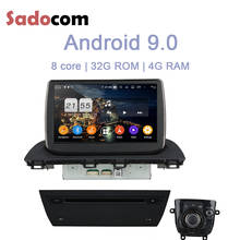 Radio con GPS para coche, reproductor con Android 9,0, DSP, 2 din, 9 pulgadas, 8 núcleos, 4GB + 32GB, DVD, mapa Glonass, RDS, wifi, 4G, Bluetooth 2014, para Mazda 3 Axela 4,0 2024 - compra barato