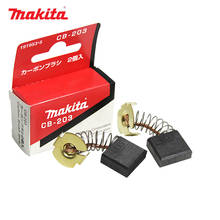 Оригинальные угольные щетки Makita CB203 7x18x16 мм для электродвигателей 3612 3612C RP1801 RP2301FC 2024 - купить недорого