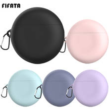 Sacola colorida de silicone macio para fiffreebuds 3, capa de proteção para substituição de fone de ouvido sem fio bluetooth 2024 - compre barato