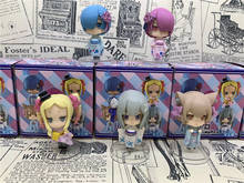 Anime Re:Life in a different world from zero Rem, Ram, Beatrice, Logan, Argyle, figura de acción de PVC, juguetes de modelos coleccionables, muñeca de 5 uds. 2024 - compra barato