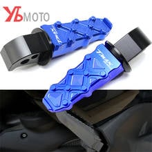 CNC Aluminum Passenger Foot Pegs  Footrests  With Laser logo For YAMAHA TMAX560 Tmax 560 Tech Max 2020 2024 - buy cheap